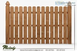 Wooden fence Dubai