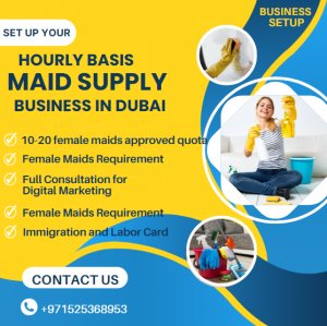 Set up your own hourly basis maid supply business in dubai