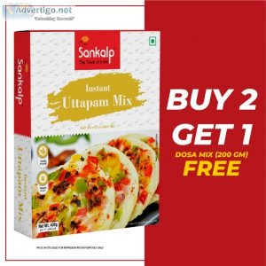Sankalp easy and delicious recipes using for make instant uttapa