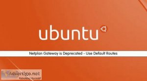 Netplan gateway is deprecated use default routes on ubuntu