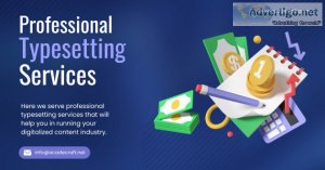 Typesetting services