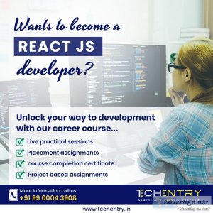 Best reactjs training institute in bangalore | techentry