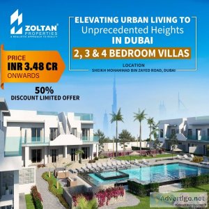 2, 3 & 4 br villas for sale in dubai