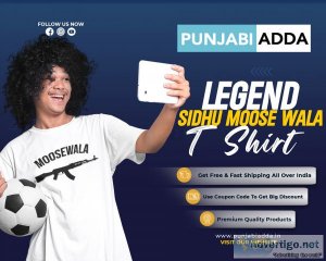Legendary sidhu moose wala t shirt at punjabi adda