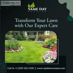 Lawn maintenance services & lawn mowing services stockton, ca