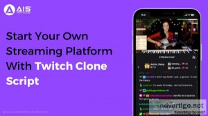 Start your own streaming platform with twitch clone script