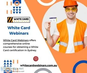 White card online courses in sydney
