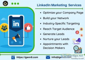 Generate b2b leads with linkedin marketing services
