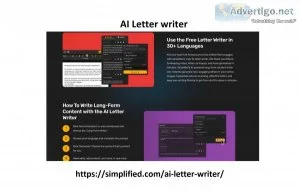 Achieve professional-quality letters with our ai letter writer
