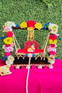 Laddu gopal singhasan big size: grand thrones for divine celebra