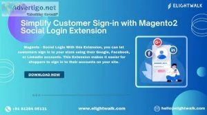 Simplify customer sign-in with magento 2 social login extension