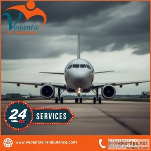 Avail vedanta air ambulance in guwahati with unique medical feat