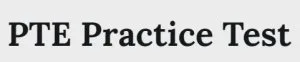 Take a free pte practice test