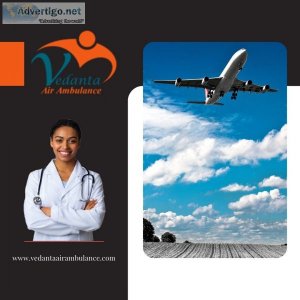 Book vedanta air ambulance in udaipur with advanced medical assi