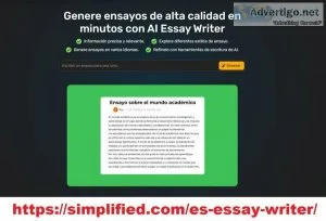 Escritura de ensayos fácil con el redactor de ensayos ai gratuit