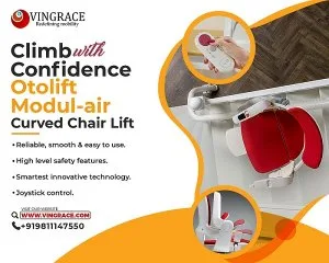 Climb with confidence otolift modul-air curved chair lift at vin