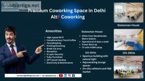 Shared office space in delhi and coworking in delhi for rent