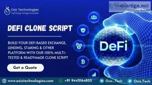 Defi clone script: your shortcut to building a decentralised fin