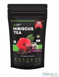 Green sun hibiscus tea pack of 30 tea bags