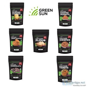 Green sun low carb snacks hamper | 6 healthy keto snacks