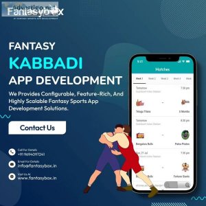 Fantasy kabaddi app development company