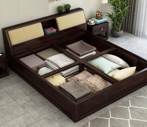 Best sheesham wood queen size bed in 2023