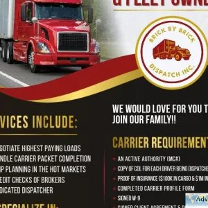 Looking to Dispatch for Owner Operators