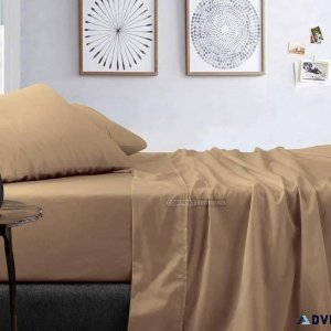 Extra Deep Pocket 1000 TC Taupe Sheets