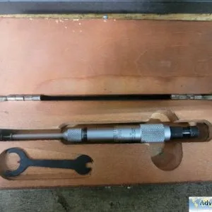 Starrett 0-1&quot Mechanical Groove Micrometer
