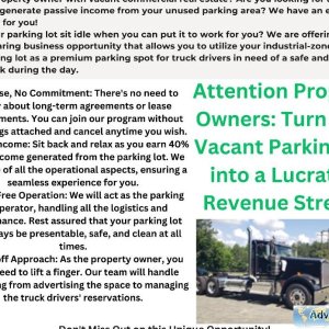 Turn Your Vacant Parking Lot into Passive Income