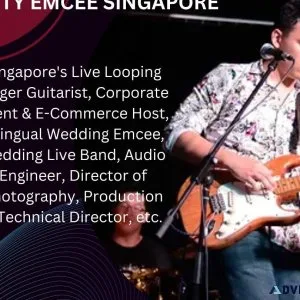 Witty emcee singapore