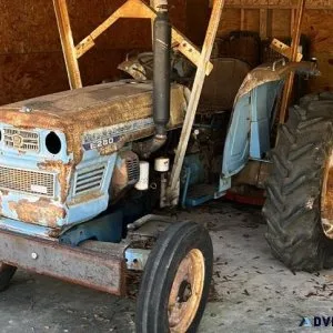 Tractor and brush hog