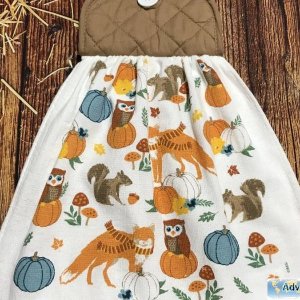 Fall Animals and Wildlife Kitchen Towels