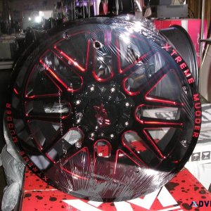 4 22 inch extreme mudder wheels