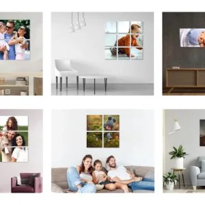 Get custom split canvas prints online in india