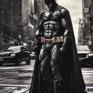 batman walking around new york city print