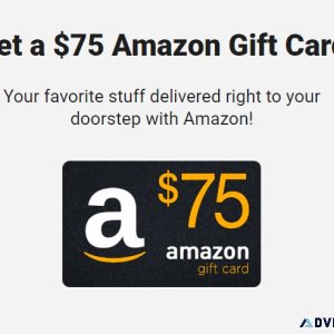 AMAZON 75 GIFT CARD