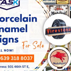 Best Porcelain Enamel Signs for sale in Saskatoon