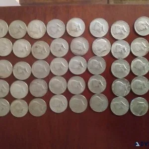 Coins kennedy halves etc