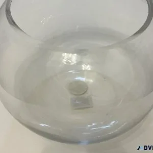 6.5&quot Clear Glass Bubble Bowl