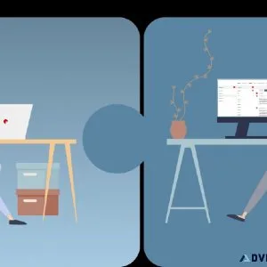 Remote work application for the team
