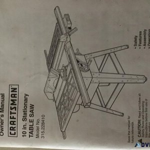 Table saw plus small greenhouse