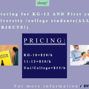 Tutoring for Students of All Ages (Cheap Prices)