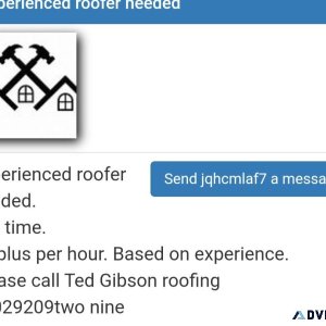Roofer needed