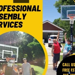 Basketball Hoop Assembly Moving Repair