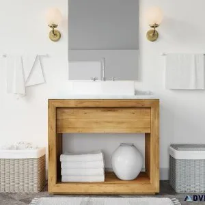 Creating a Clutter-Free Bathroom with a Slim Storage Cabinet