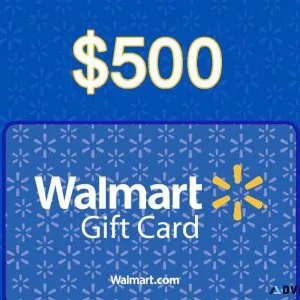 Get a free 500 Walmart eGift Card