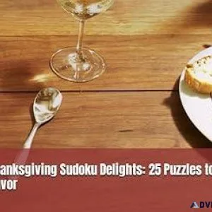 Thanksgiving Sudoku Delights 25 Puzzles to Savor