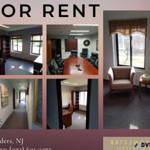 Furnished single office in shared-suite utilities included