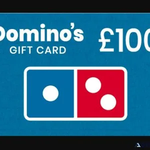 &pound100 Dominos Gift Card